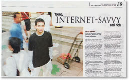 Young Internet Savvy And Rich